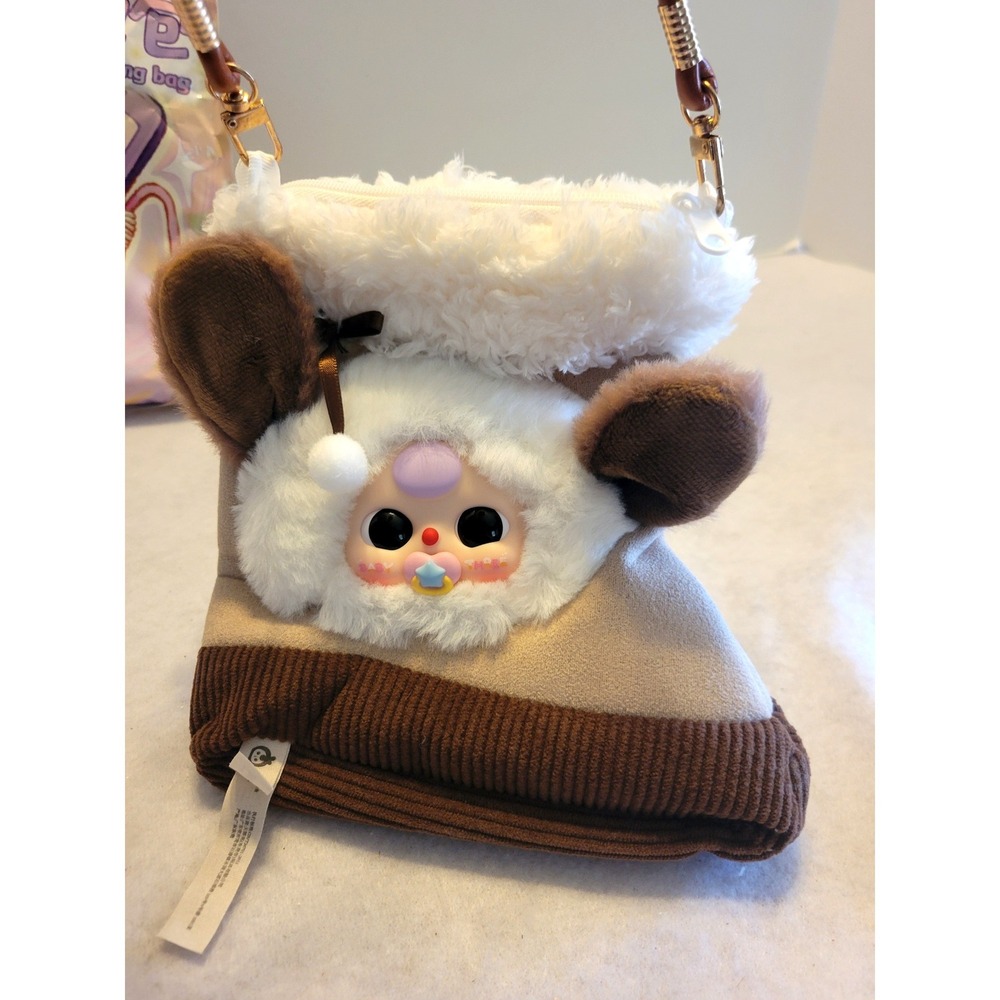 New Baby Three Mobile Hanging Bag Brown Dog Blind Box Confirmed Plush Purse